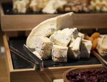 Cubes of Gorgonzola