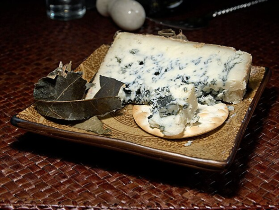 pieces of cabrales PDO on a table