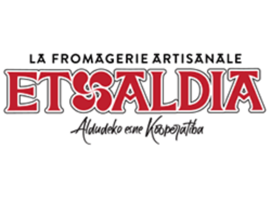 Logo Etsaldia en rouge et noire sur fond blanc 