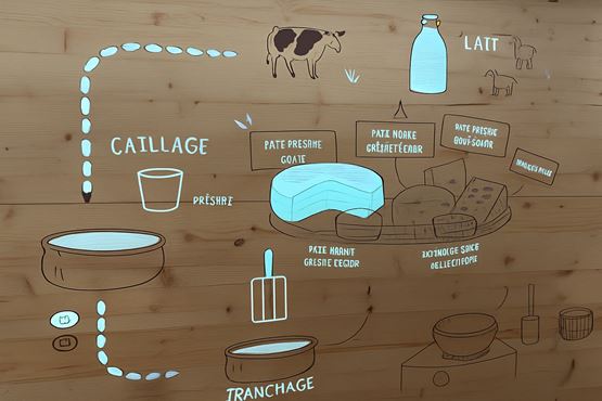 schéma expliquant ce qu'est la présure 